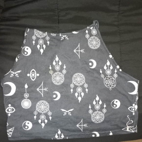 Celestial Print Halter top - Picture 2 of 3